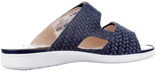 200155 Ganter blauw - maat 45 slipper blauw - maat 45 Calandschoen