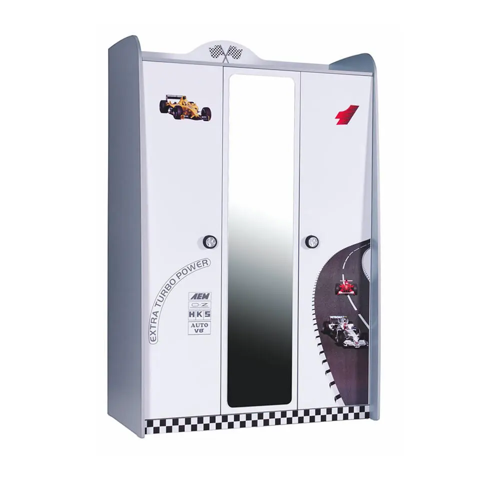 Autobed Roadster - Politie - met led en sound - 230x127x68 cm - Zwart