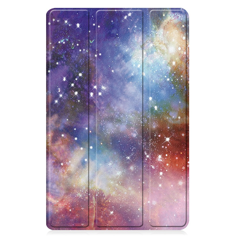 Samsung Galaxy Tab A11  Plus / A9  Plus Leder Tasche Smart Cover Schutzhülle - Galaxie