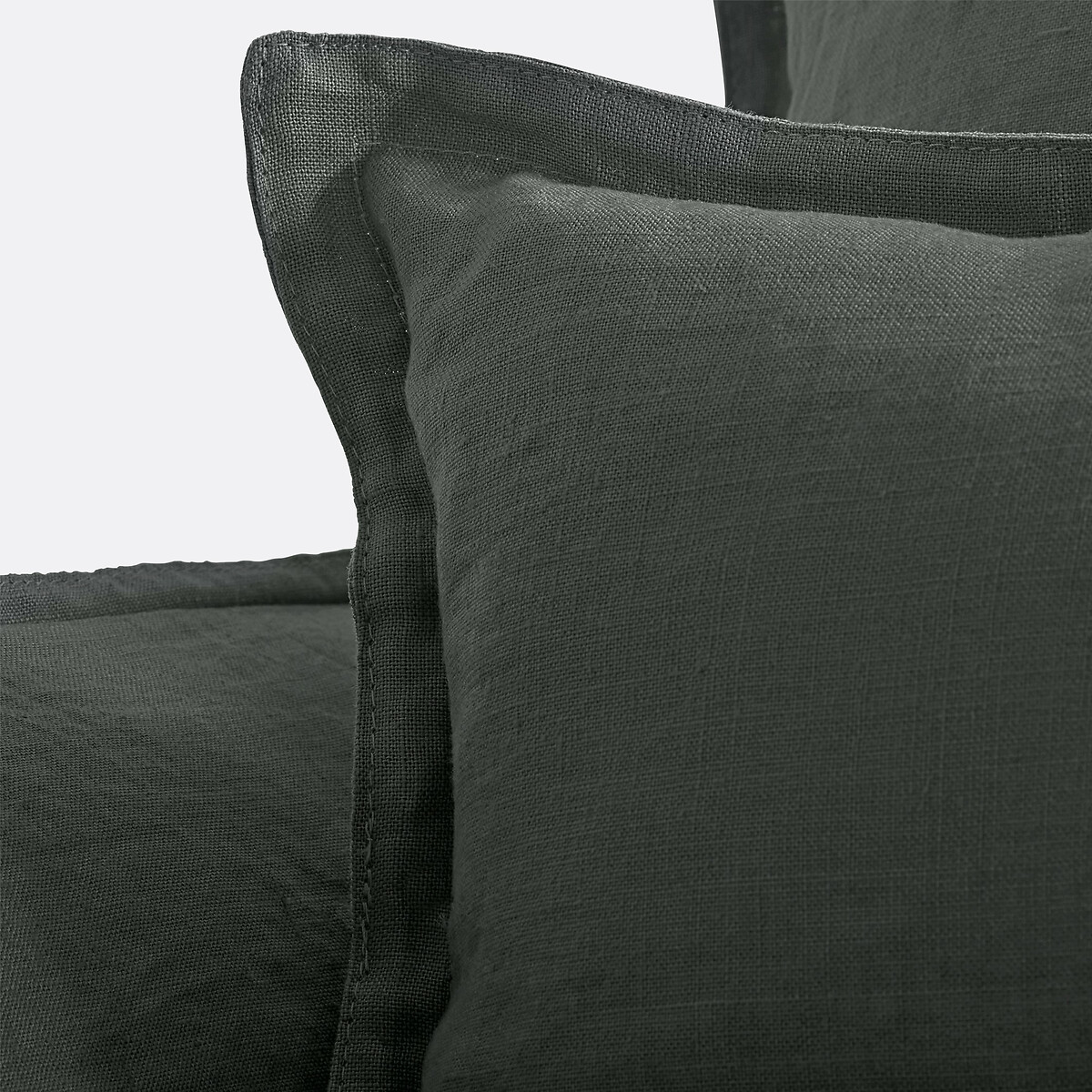 LA REDOUTE INTERIEURS<br>Poltrona de linho Gekreukt, Odna