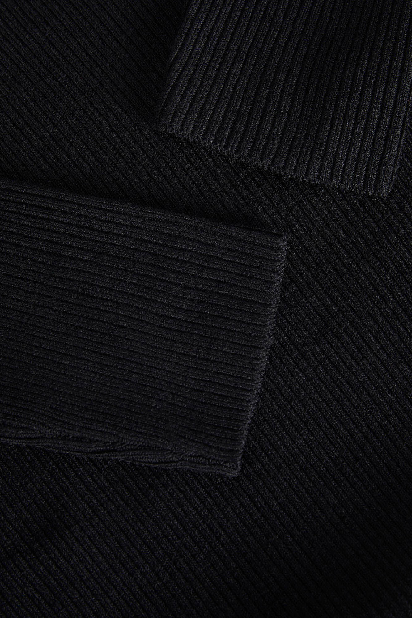 Vestido curto de malha de manga comprida para mulher