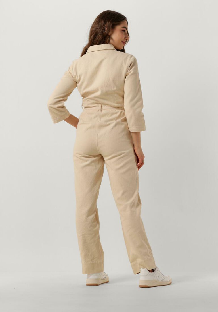 BY-BAR ecru by-bar jumpsuit louise twill suit
