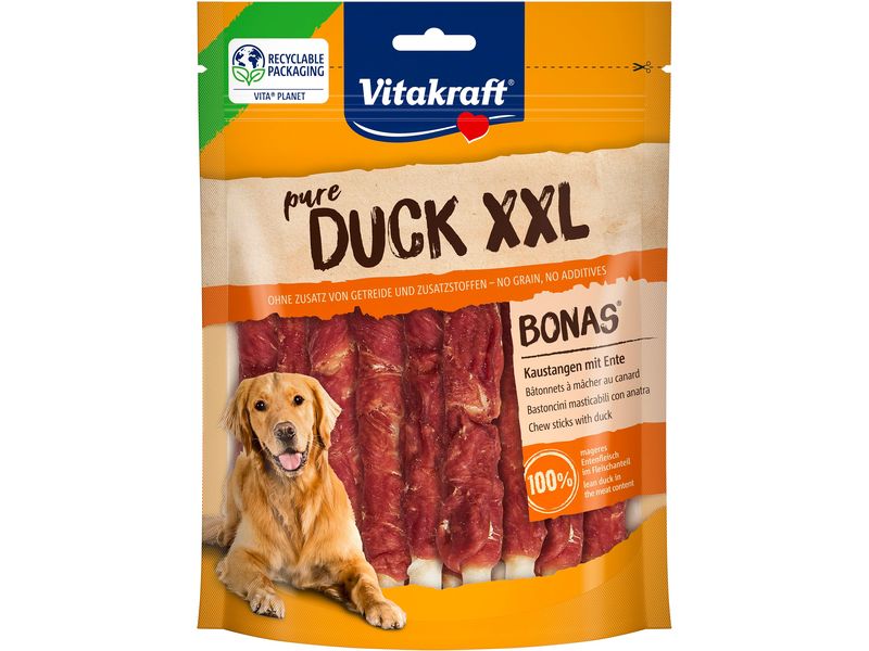 Vitakraft Kausnack Pure Duck Bonas Sticks 200 g Kausnack für Hunde