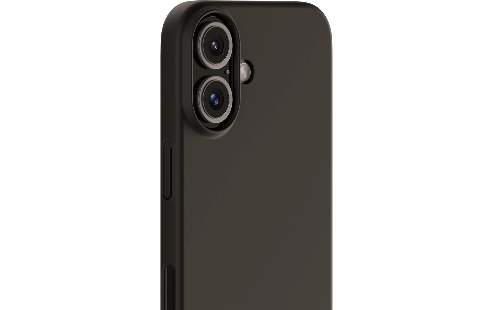 Back Cover Silicone iPhone 16 SchwarzSchutzhülle für das Apple iPhone 16