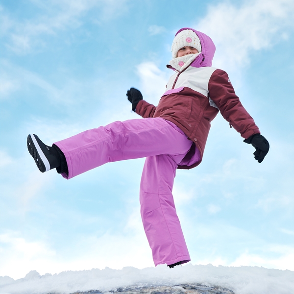 Mountain Peak kinder ski-jas rood/roze
