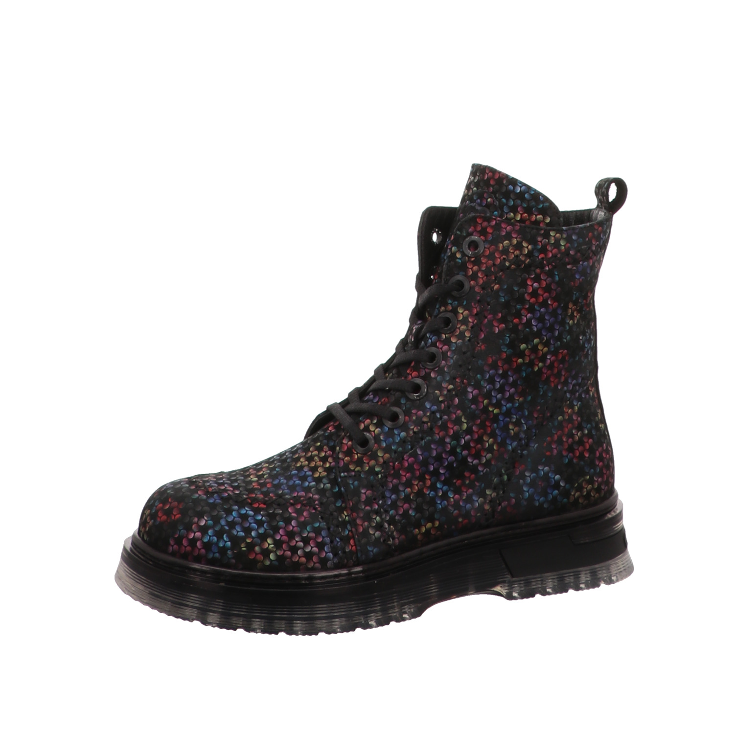 Pölking Schnürstiefel schwarz