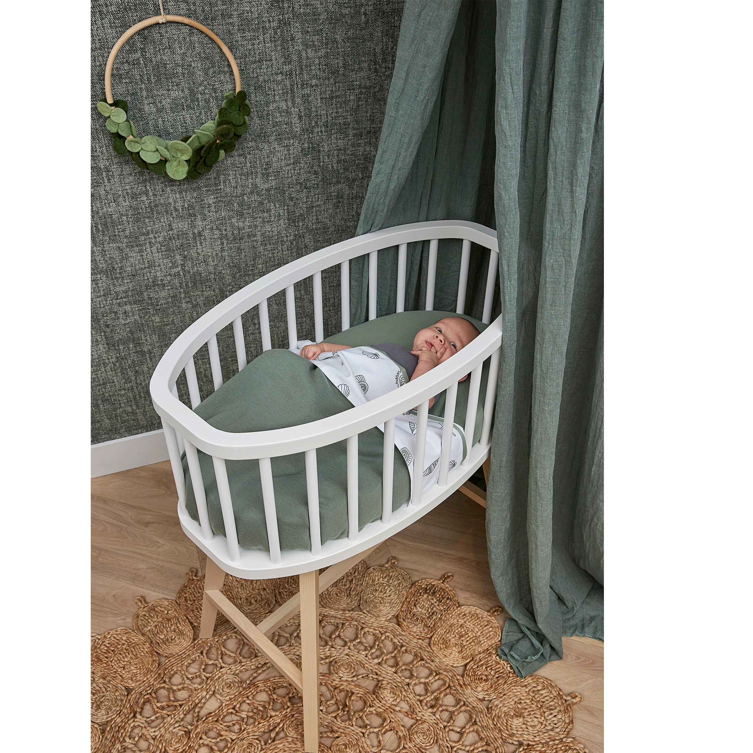 Meyco Baby Betthimmel forest green