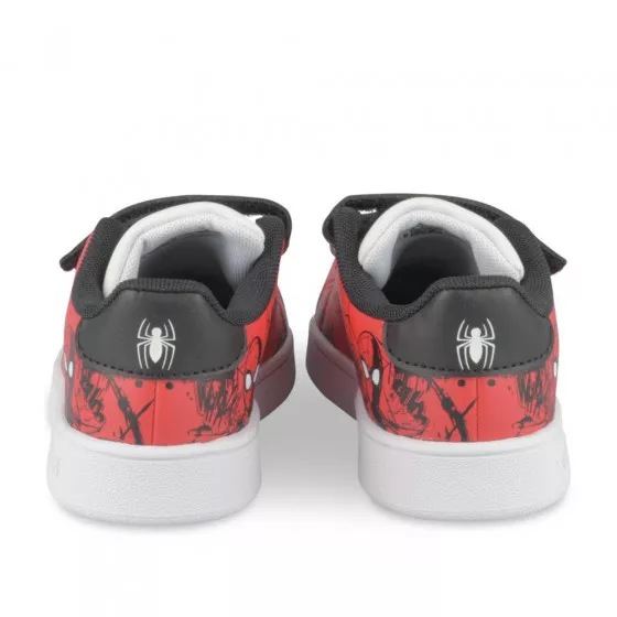 Baskets ROUGE ADIDAS Advantage Spiderman