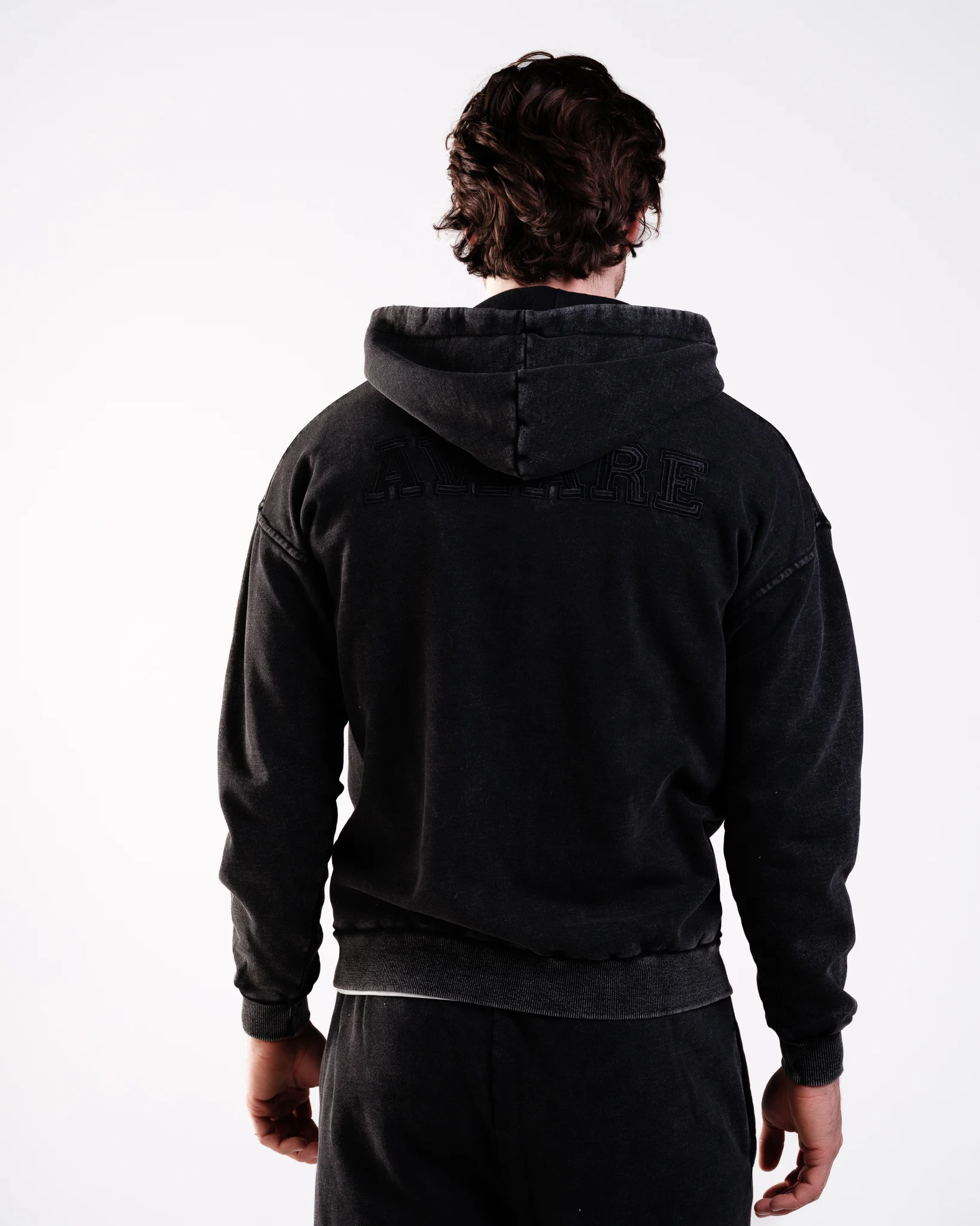 AWARE Hoodie Washed Black