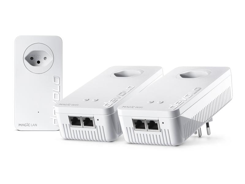 devolo Powerline Magic 1 WiFi Multiroom Kit LAN- und WLAN-Verbindung über das heimische Stromnetz