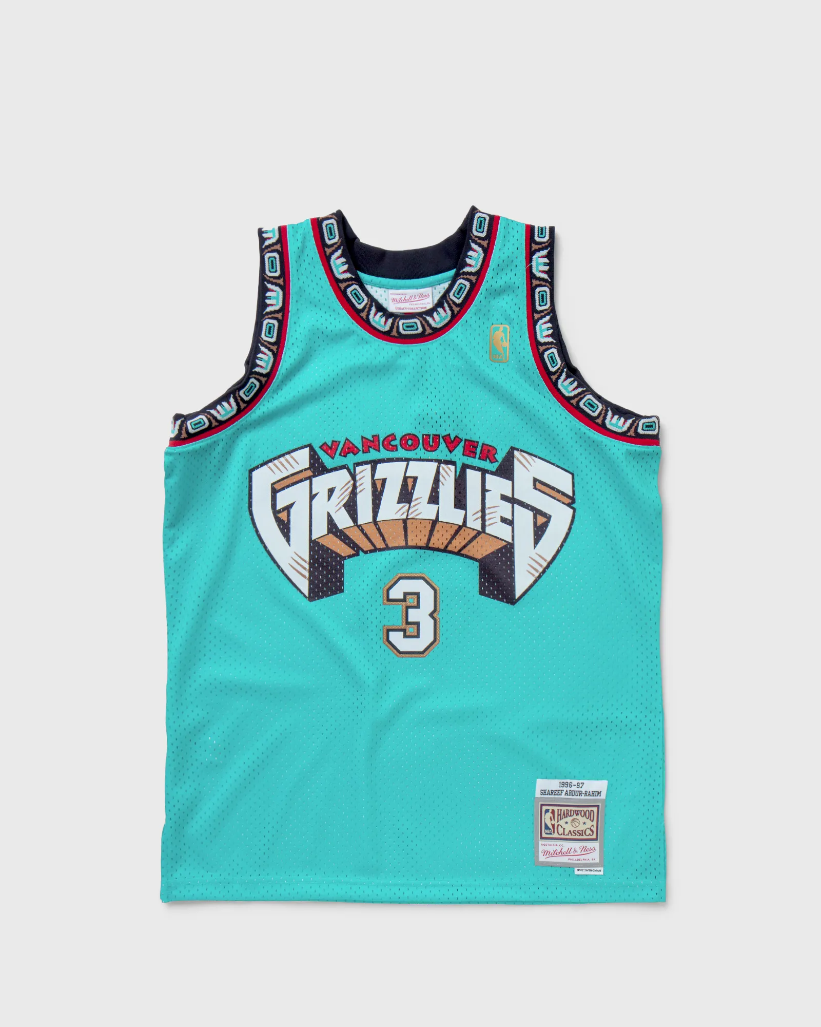 Mitchell & Ness NBA SWINGMAN JERSEY VONCOUVER GRIZZLIES ROAD 1996-97 SHAREEF ABDUR-RAHIM #3