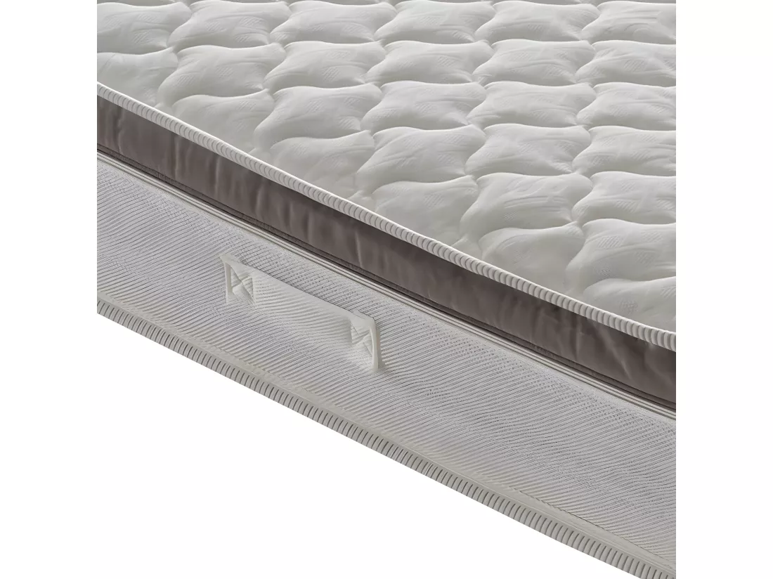 Matelas Ressorts Ensachés 1600 - Housse Anatomique - 7 Zones De Confort 100x190 cm