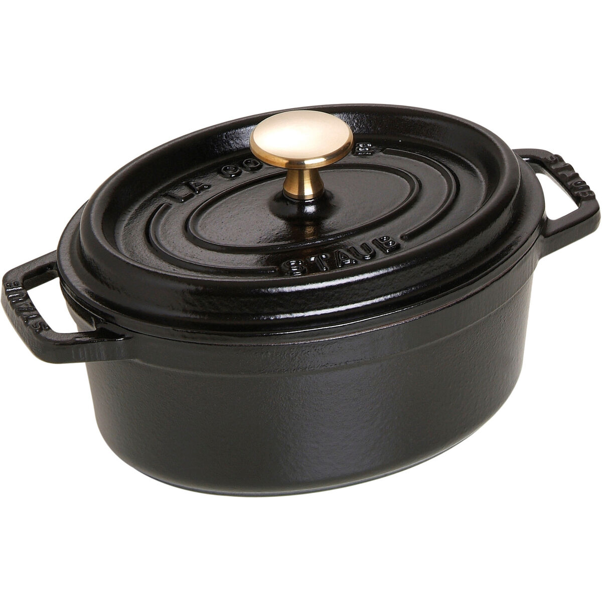La Cocotte Oval Gryte Svart 17 cm 1 l