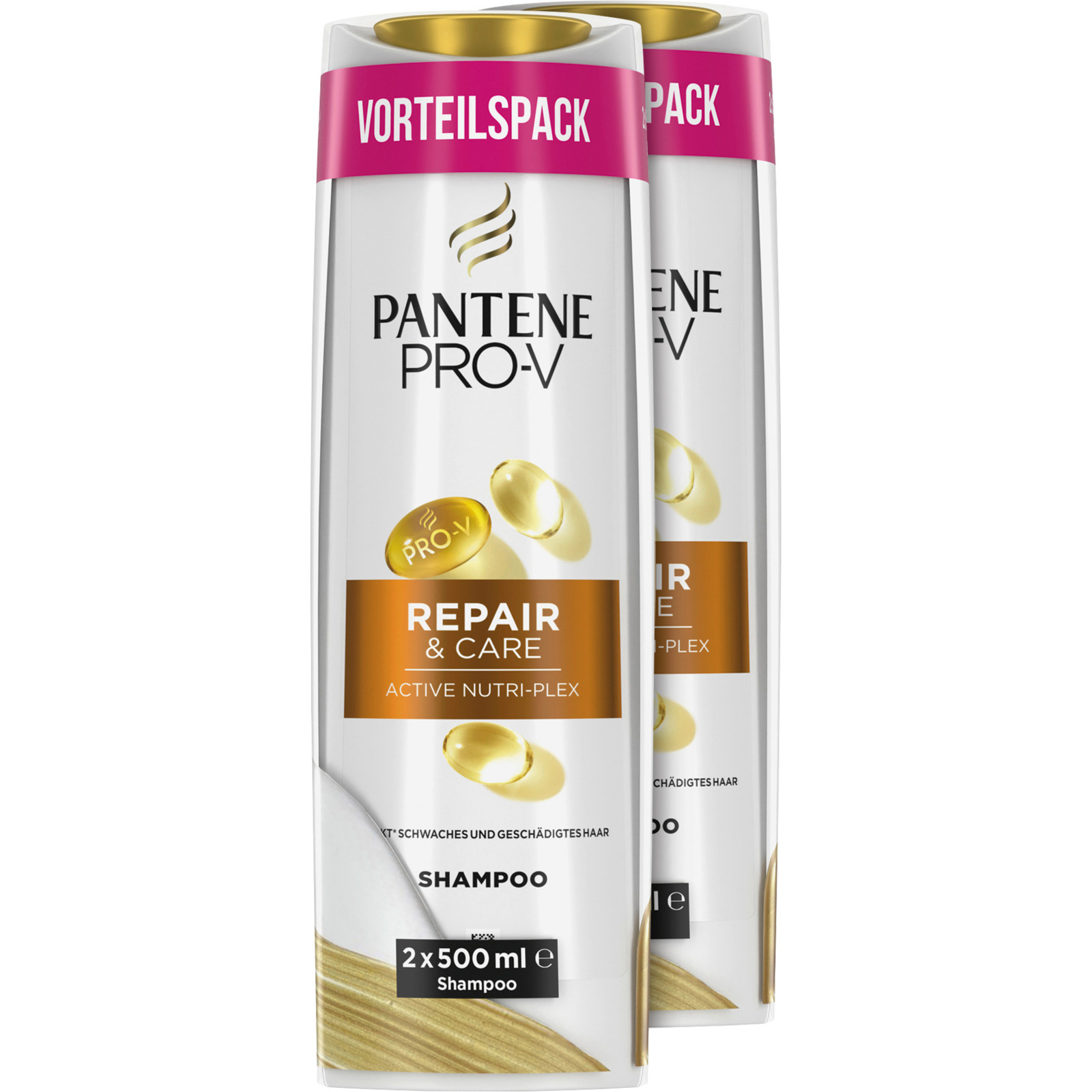 Pantene Shampoo Repair & Care 2 x 500 ml