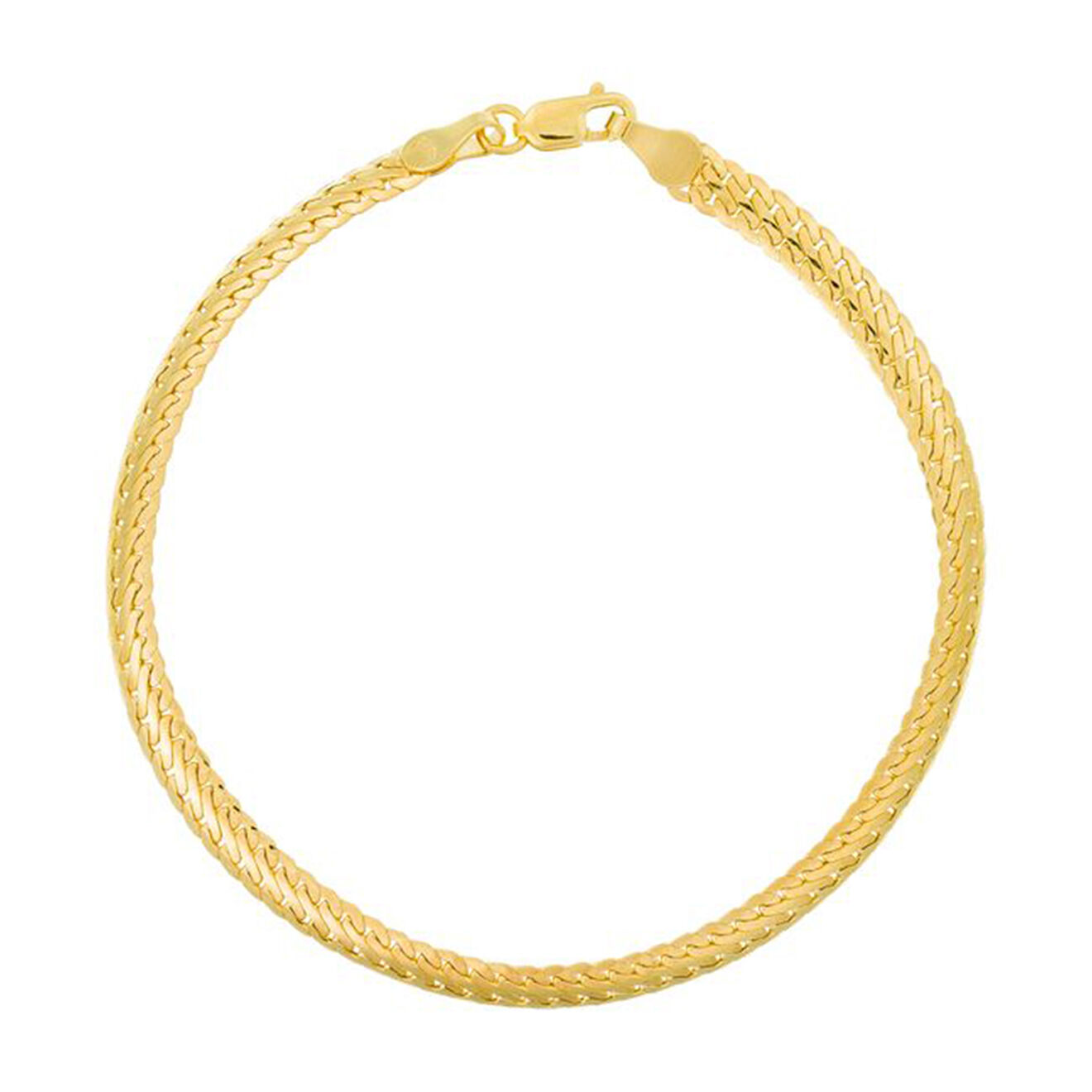Instant d'Or Bracelet Compact plat or jaune