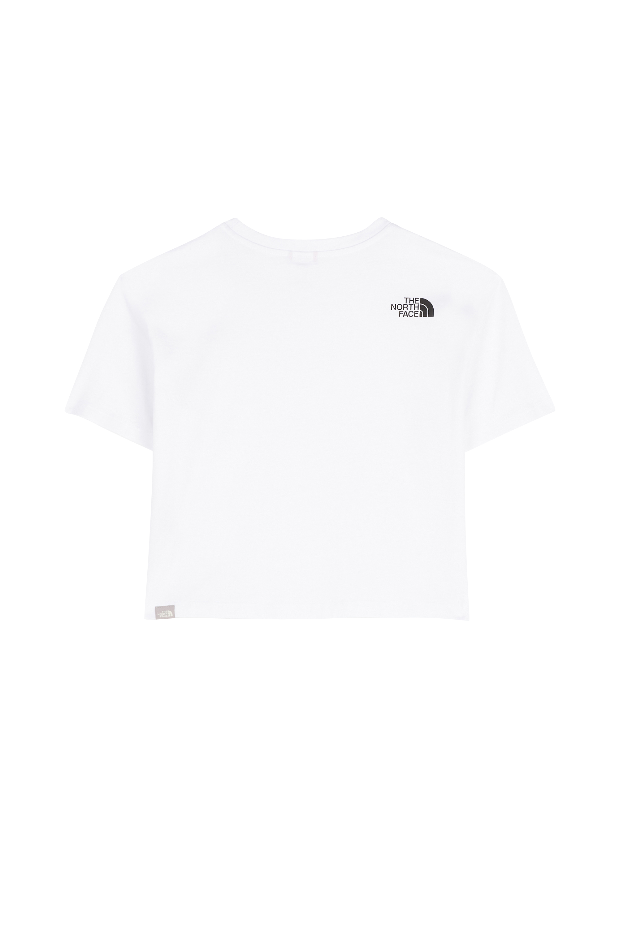THE NORTH FACE T-shirt CROPPED SIMPLE Blanc