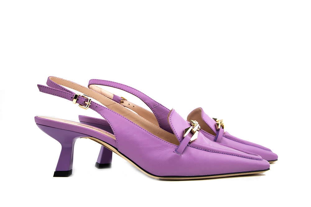 Eva Luna Slingback Bounganville Nappa