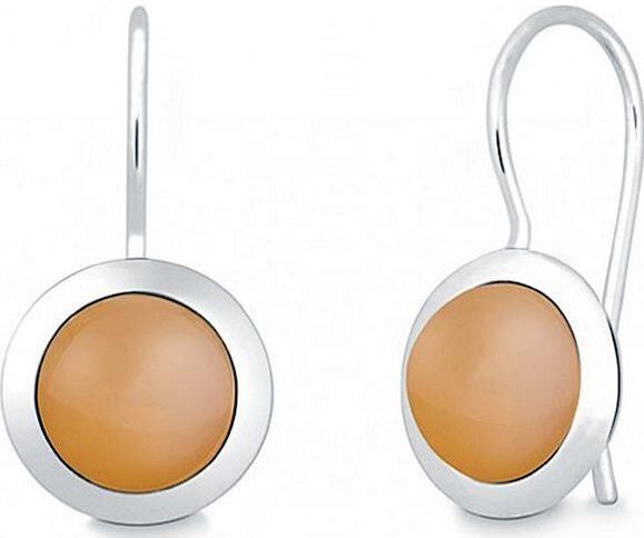 Quinn - Oorbel - Zilver - Maansteen - Gepolijst - 035839949