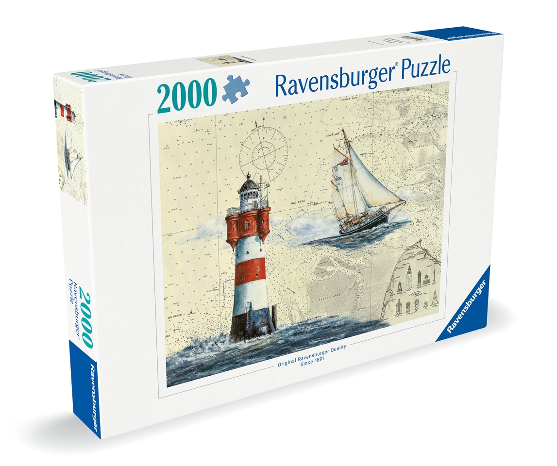 Ravensburger - Puslespil Romantic Lighthouse 2000 brikker
