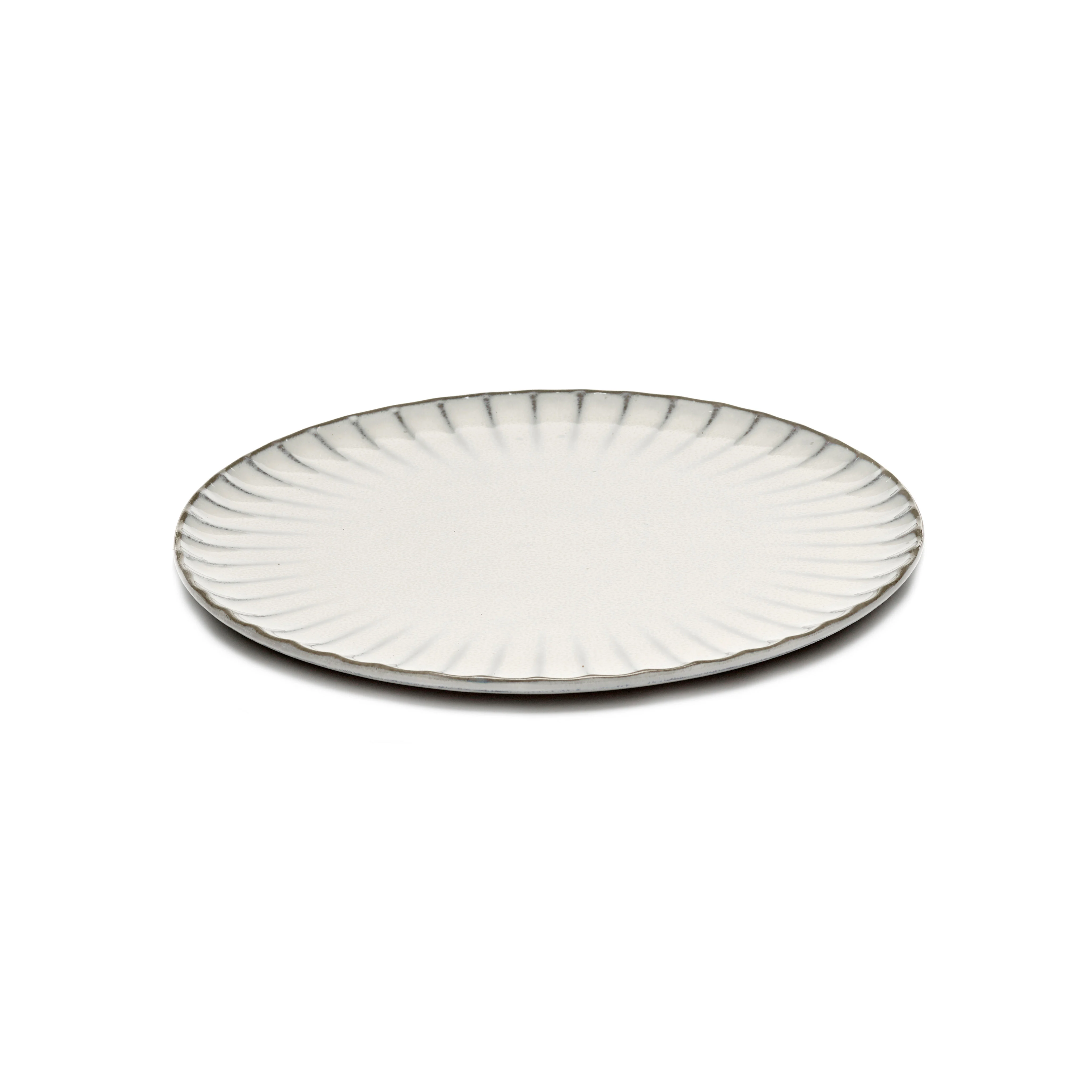 INKU - Assiette céramique | Blanc