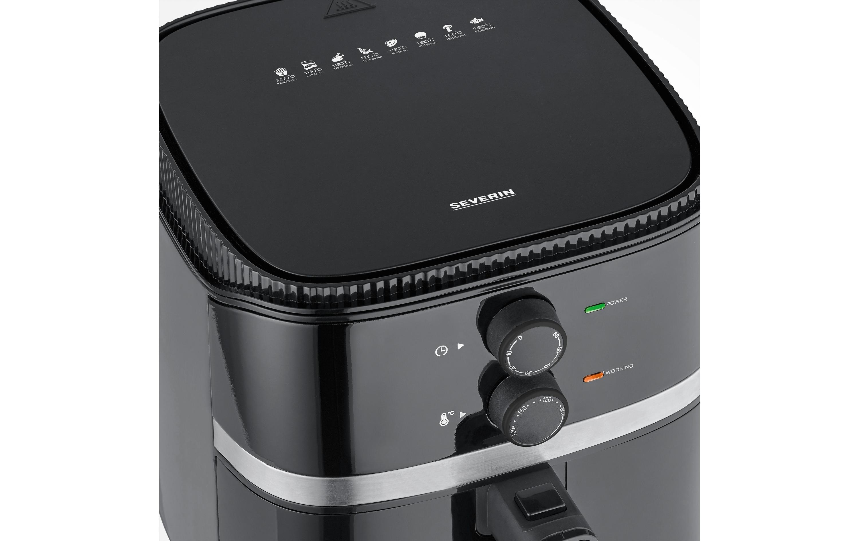 Heissluft-Fritteuse FR 2452 5 l, SchwarzVielseitige Fritteuse