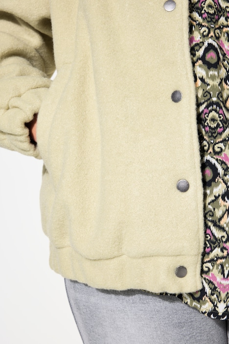 Blouson, oversized, Wolloptik