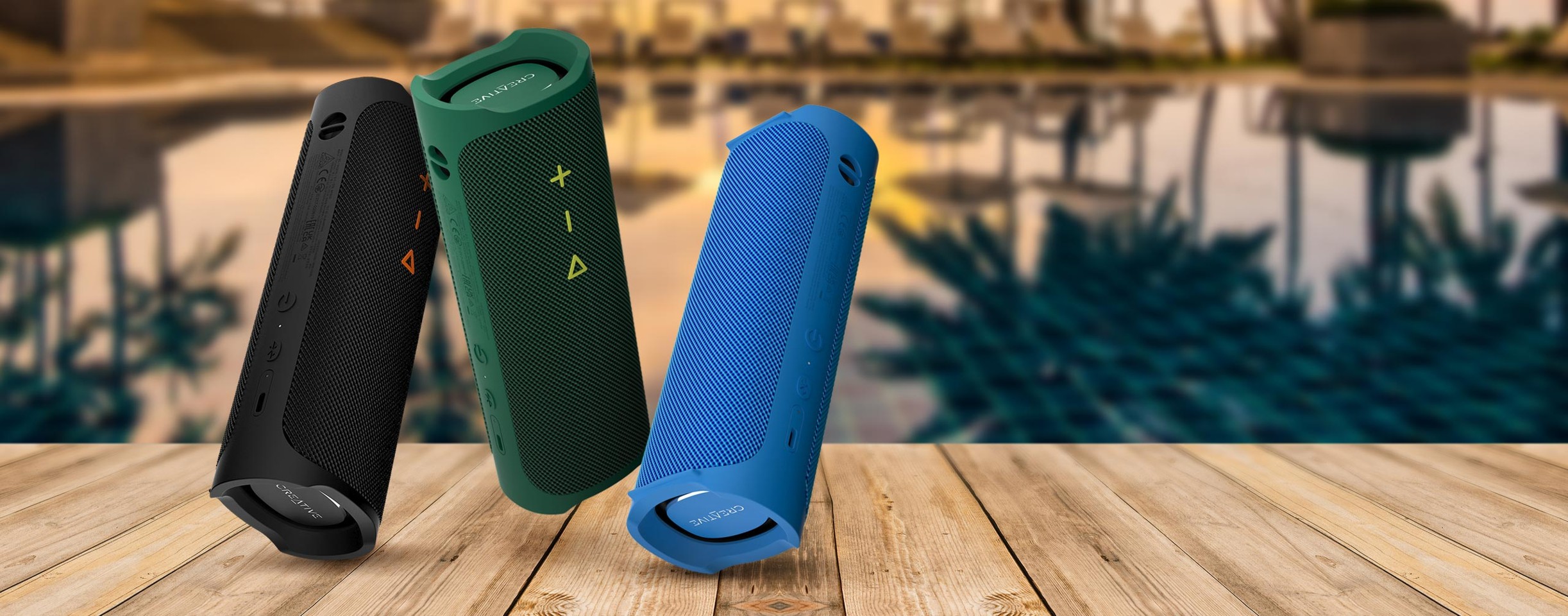 Creative - Muvo Go Bluetooth Speaker, Green