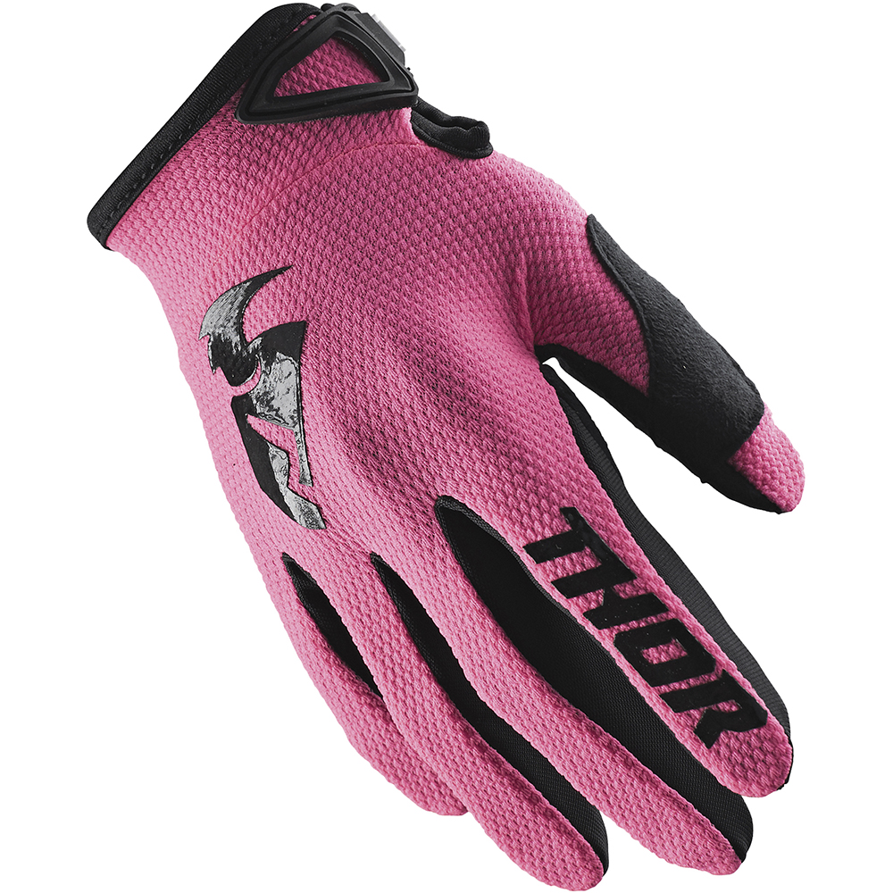 Thor Motocross - Gants femme Sector Rose / Noir