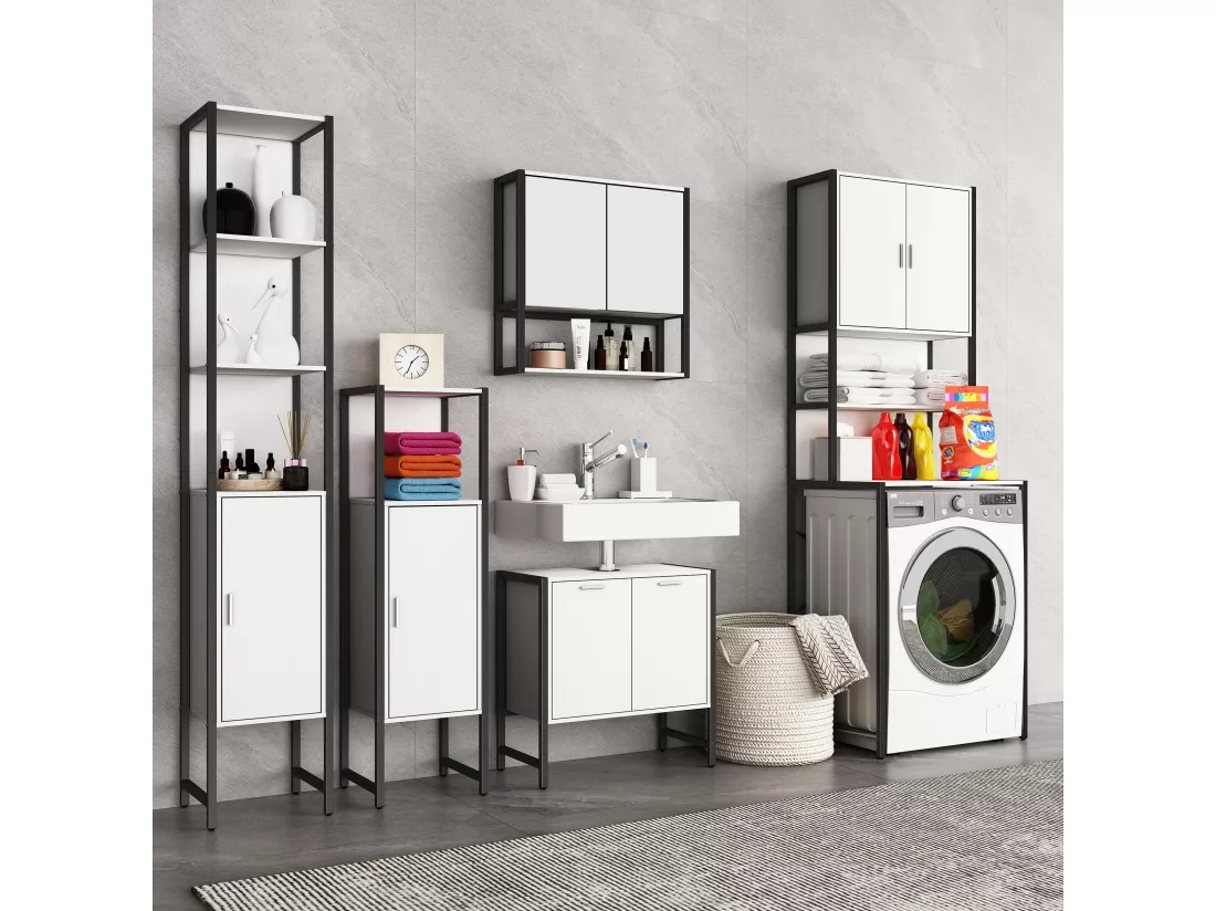 Lave-linge surélevé Armoire Edino