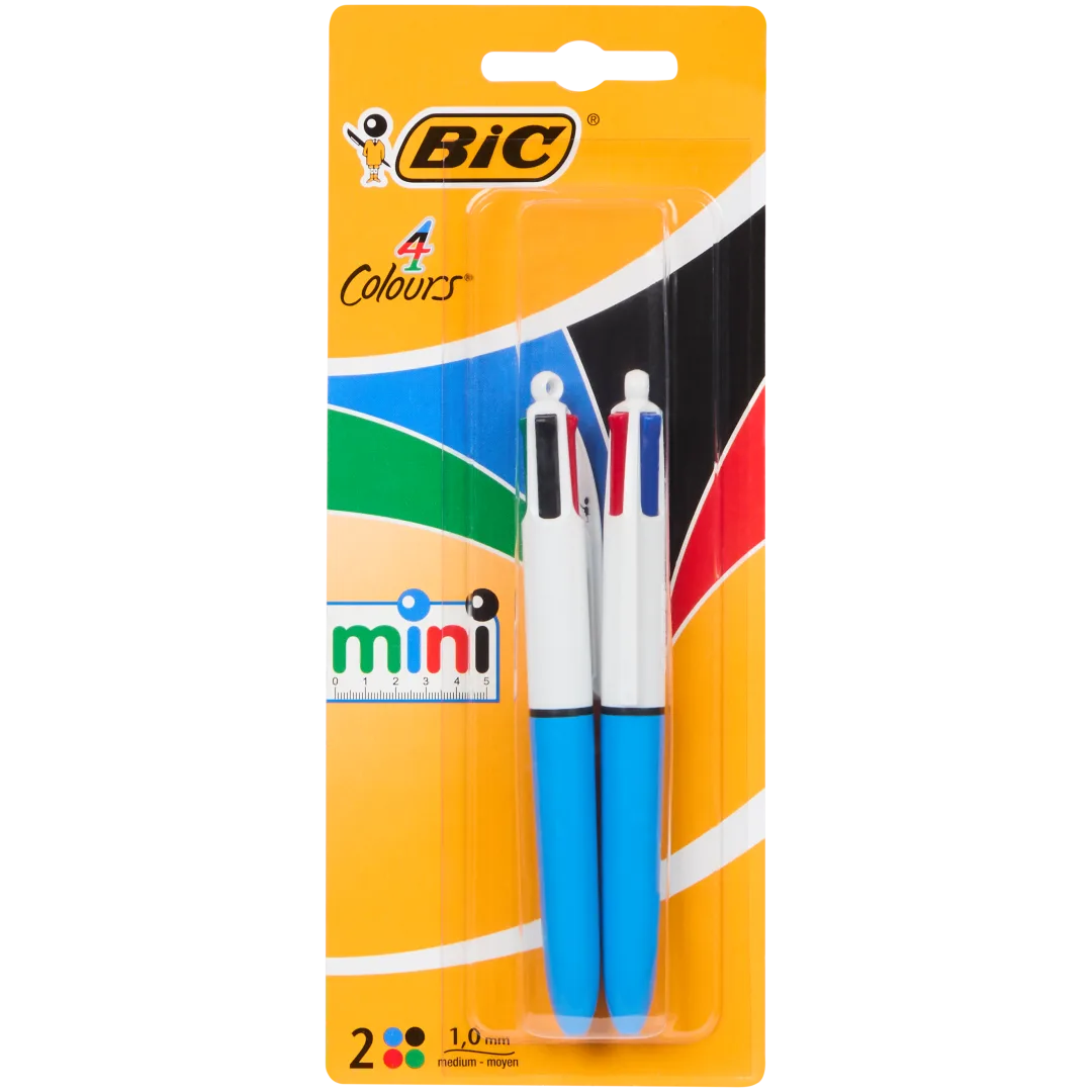 Stylo à bille 4 couleurs BIC Mini
