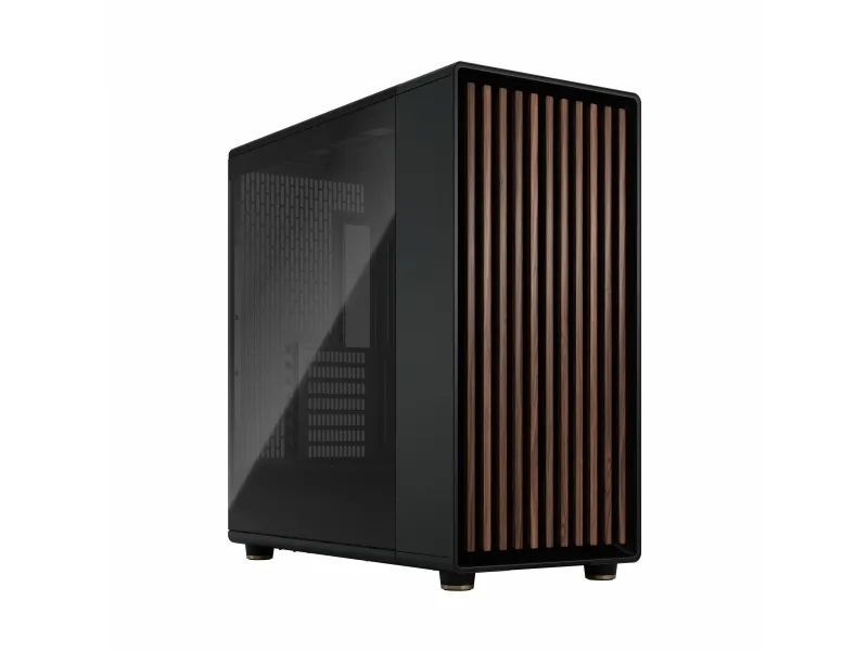Fractal Design North XL - Tower - udvidet ATX - sidepanel med vindue (hærdet glas) - ingen strømforsyning (ATX) - charcoal black - USB/Audio/Mic