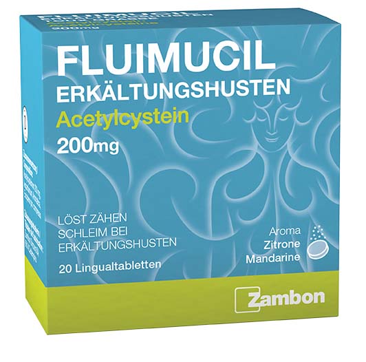 FLUIMUCIL Erkältungshusten Lingual Tabl 200 mg Blist 20 Stk