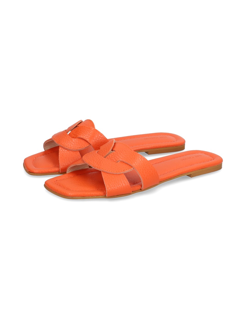 Glattleder Pantoffel