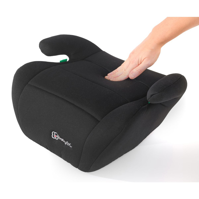 babyGO - Sitzerhöhung BOOSTER i-Size - schwarz/rot