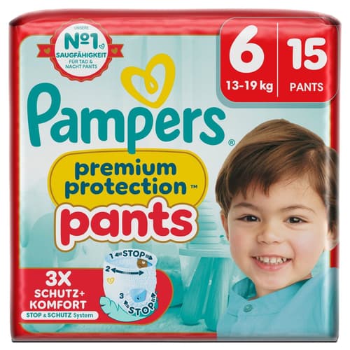 Pampers Premium Protection Pants Gr.6, Single Pack, 13-19kg