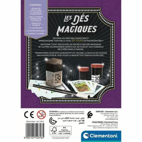 Magisk Spill Clementoni Coffret des dés magiques (FR)