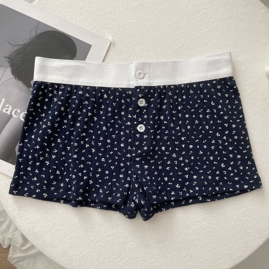 Rosehedge - Jongensshort met bloemenprint