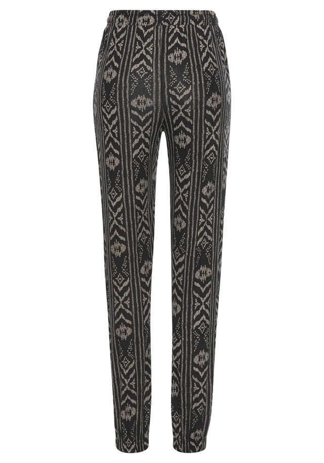 LASCANA Jerseyhose  mit Ethnomuster und Taschen, Sommerhose