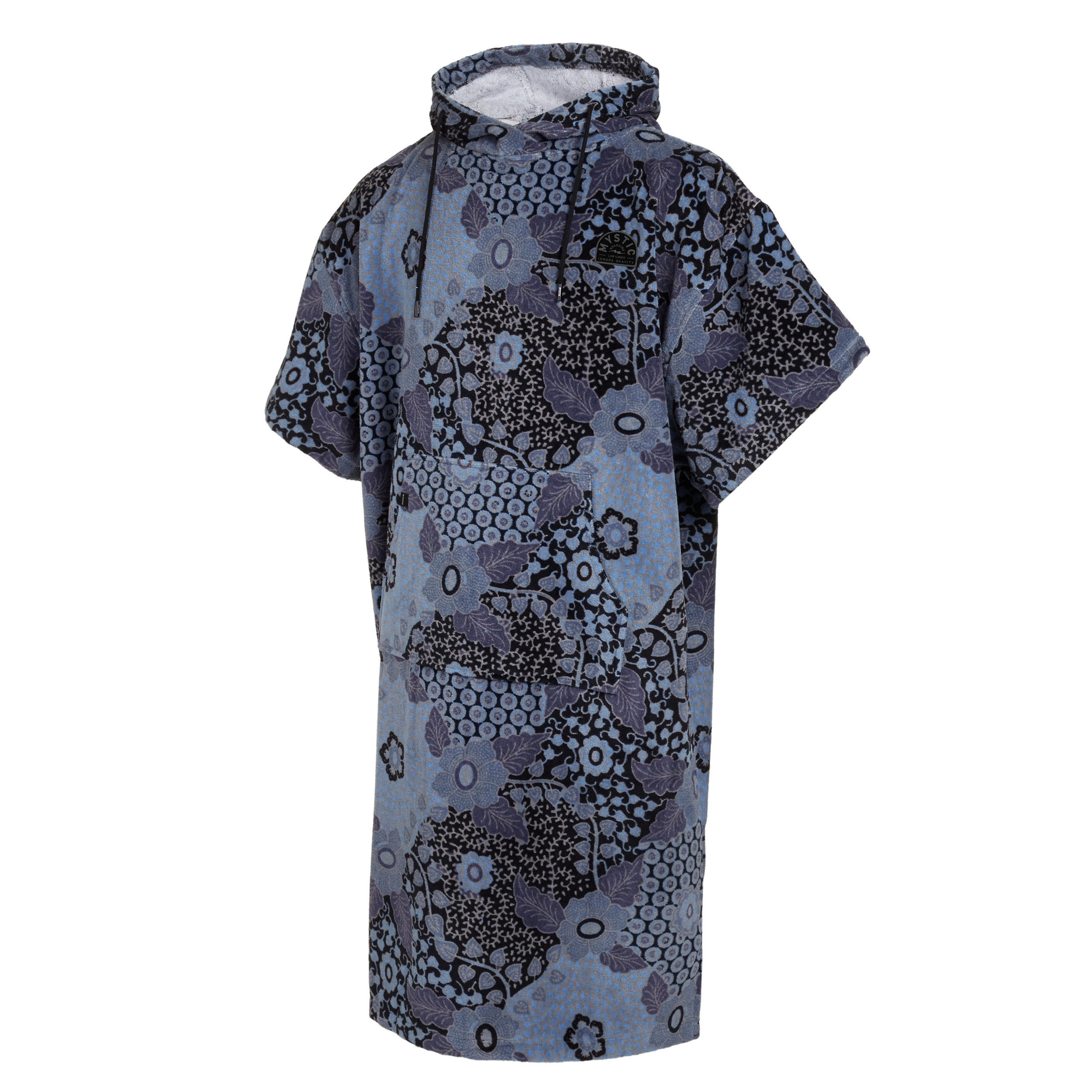 Mystic Poncho Velours AOP Black
