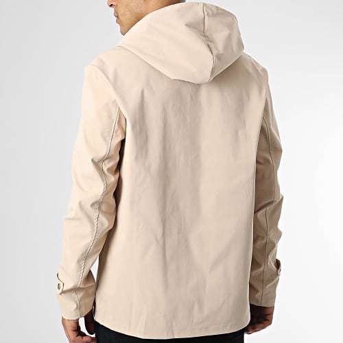 Veste Zippée Capuche Beige