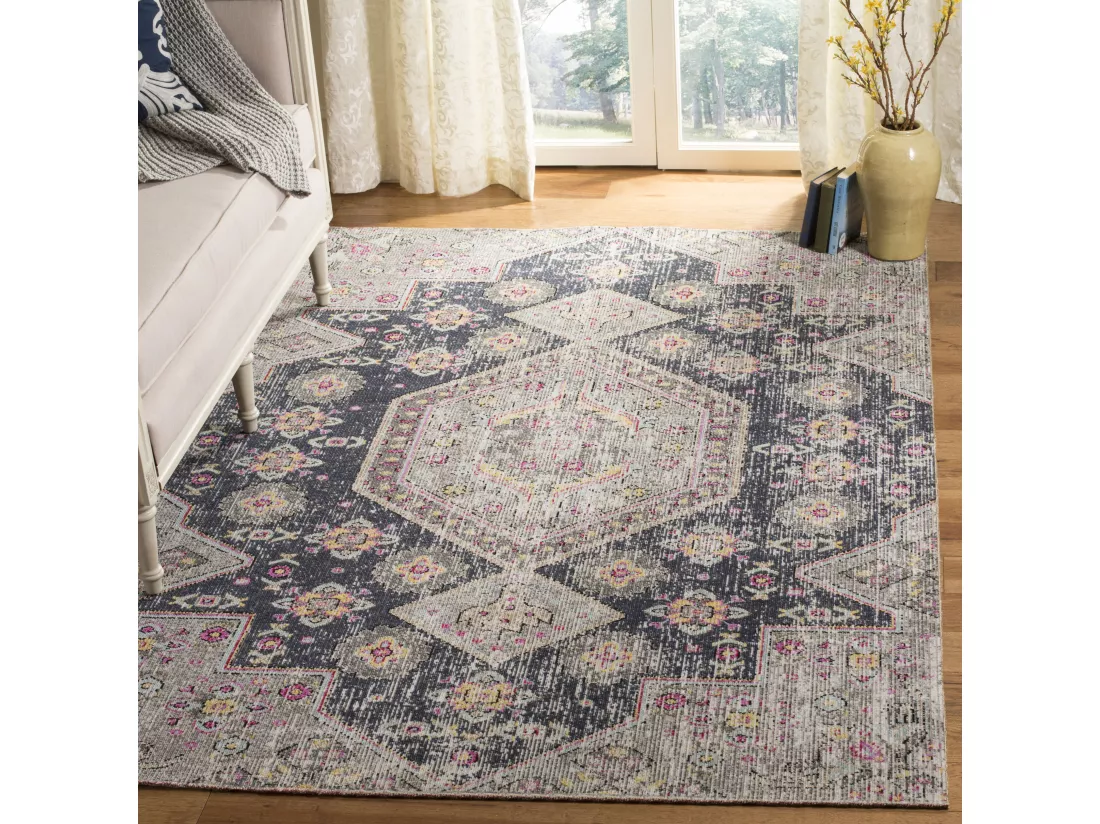 Tapis Black & Multi 155 X 229 cm - Annik