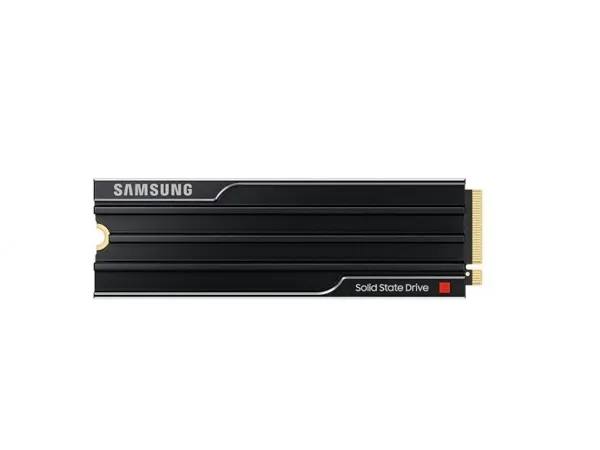 Samsung 9100 PRO MZ-VAP1T0 - SSD - krypteret - 1 TB - med køleplade - intern - M.2 2280 - PCI Express 5.0 x4 (NVMe) - 256-bit AES - TCG Opal Encryption 2.0 - sort