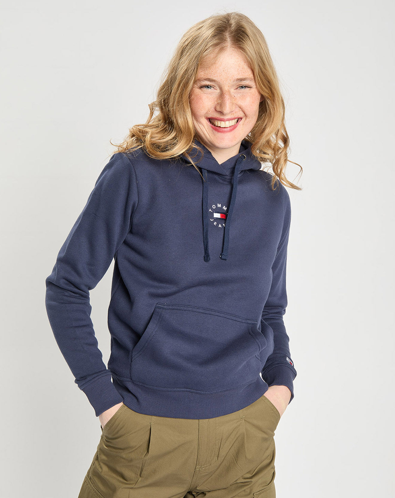 Tommy Jeans Sweat Tiny Tommy bleu marine