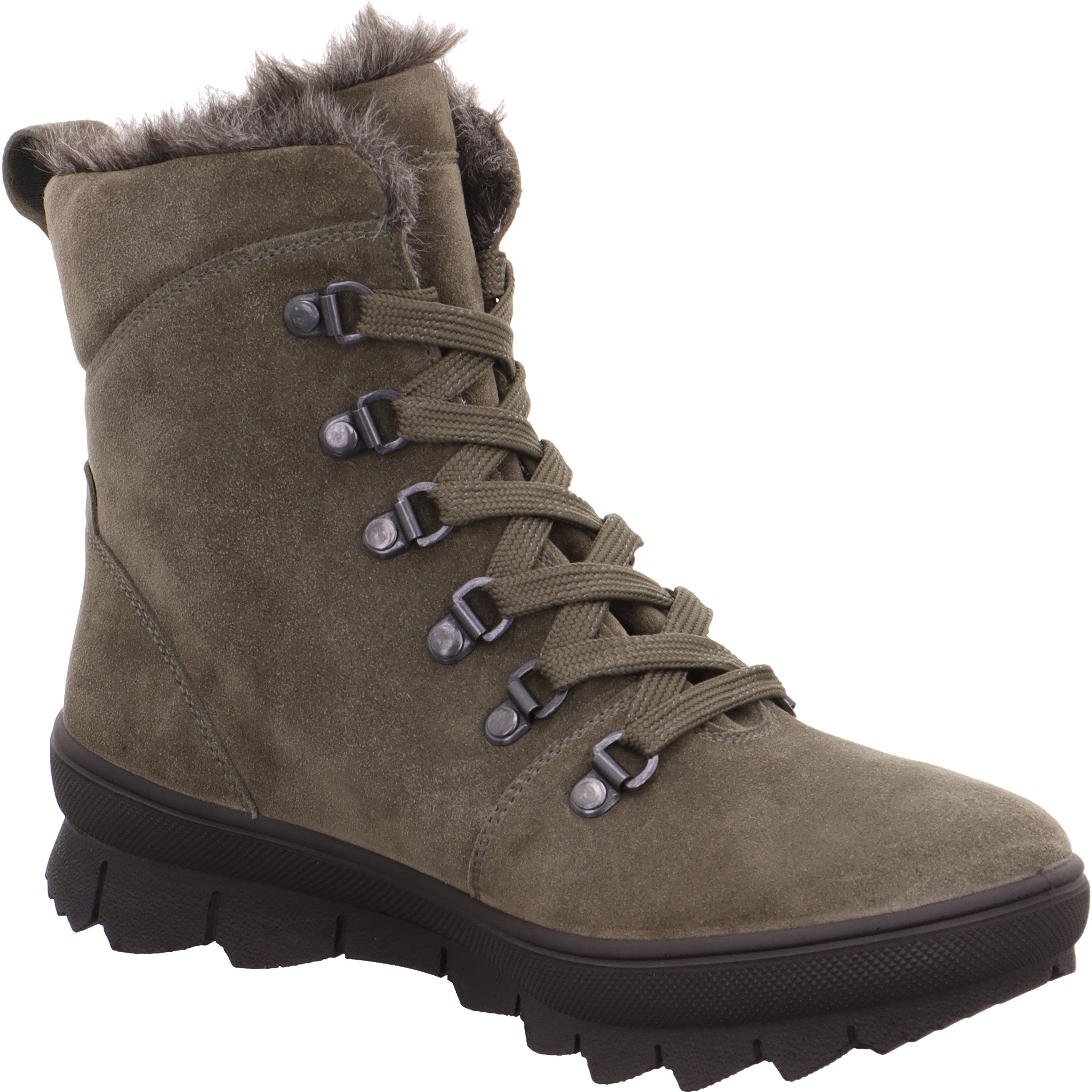 legero NOVARA Damen  Schnürboots mit Schnürung - Farbe: Yerba - Größe: 7.5