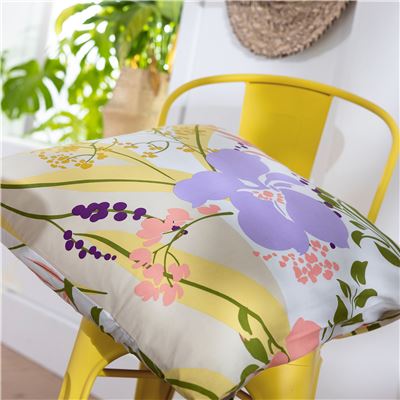 Linge de lit imprimé fleuri - BECQUET CRÉATION