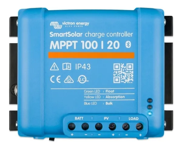 Victron Energy SmartSolar MPPT 100/20 (up to 48V) Retail Solcelle-opladningsregulator MPPT 48 V 20 A