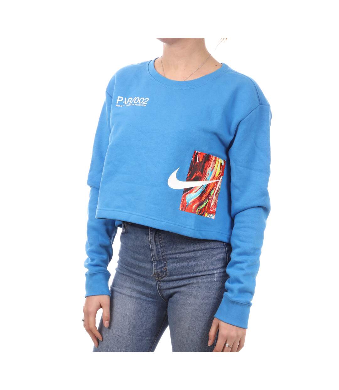 Sweat Bleu Femme Nike DC8431