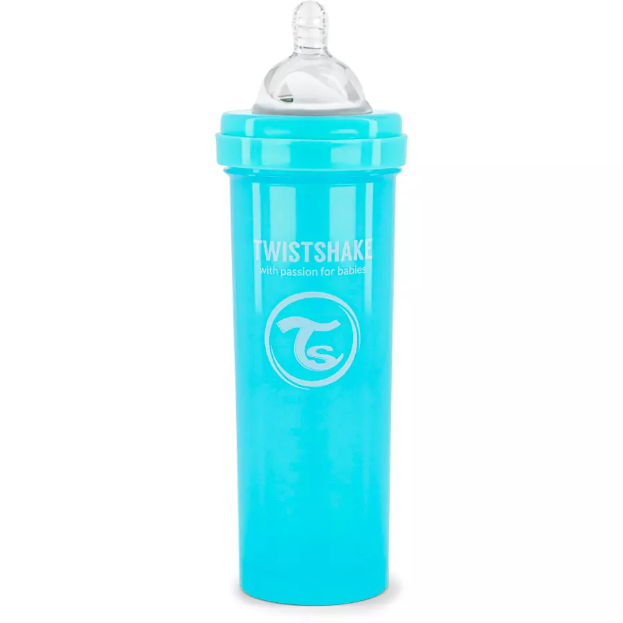 TWISTSHAKE Babyflasche Anti-Kolik 330 ml in pastell blau