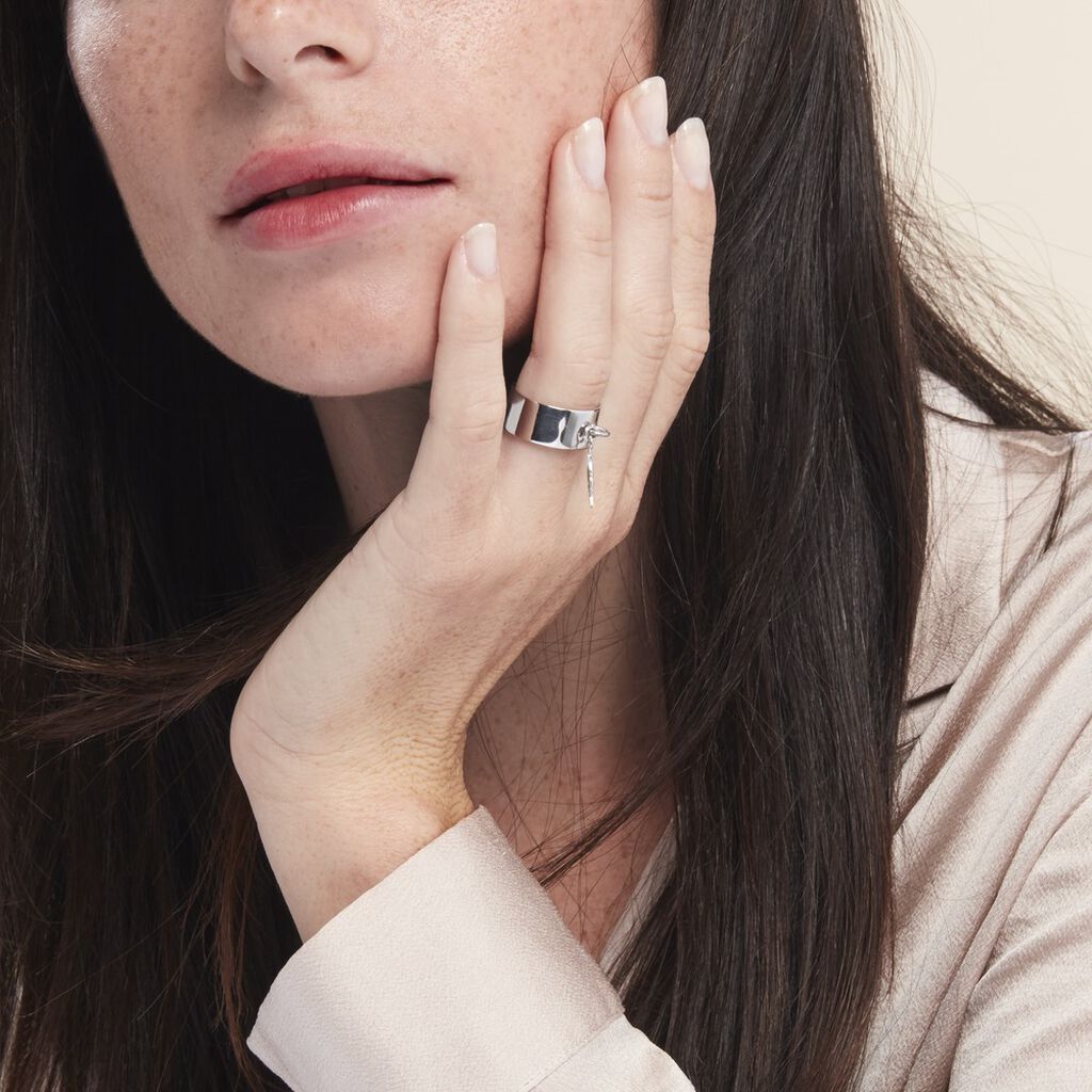 Bague Argent Blanc Psara