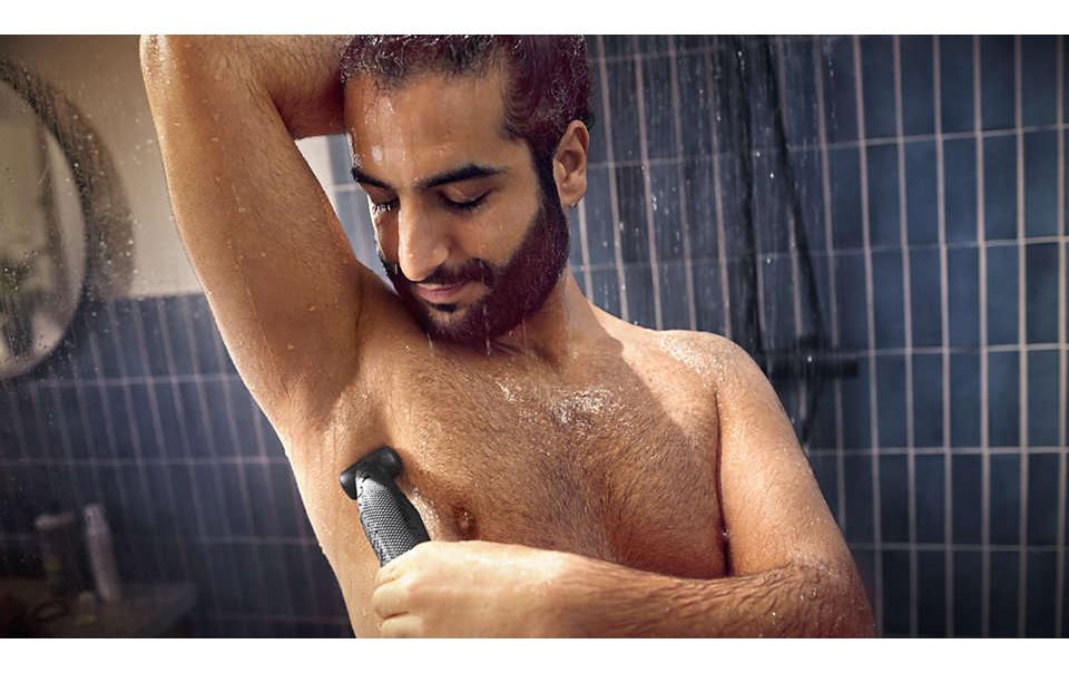 Körperrasierer Bodygroom Series 3000 BG3027/05Wasserfester Trimmer für Körper und Intimbereich
